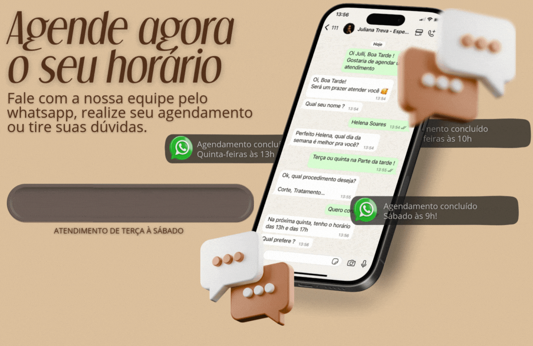 Agende seu horário