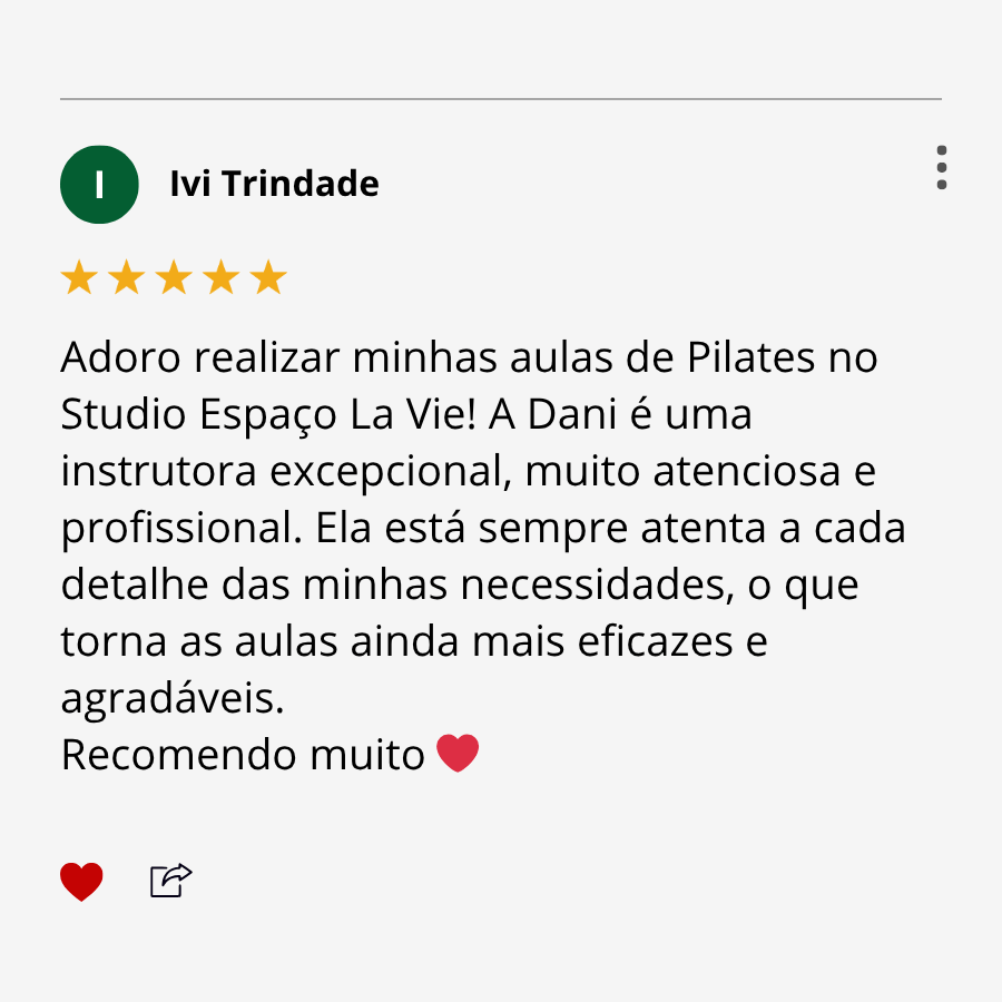 avaliações do google, studio de pilates, fisioterapia, osteopatia em balneario camboriu