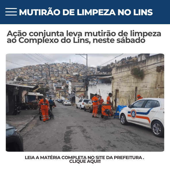 limpeza no lins