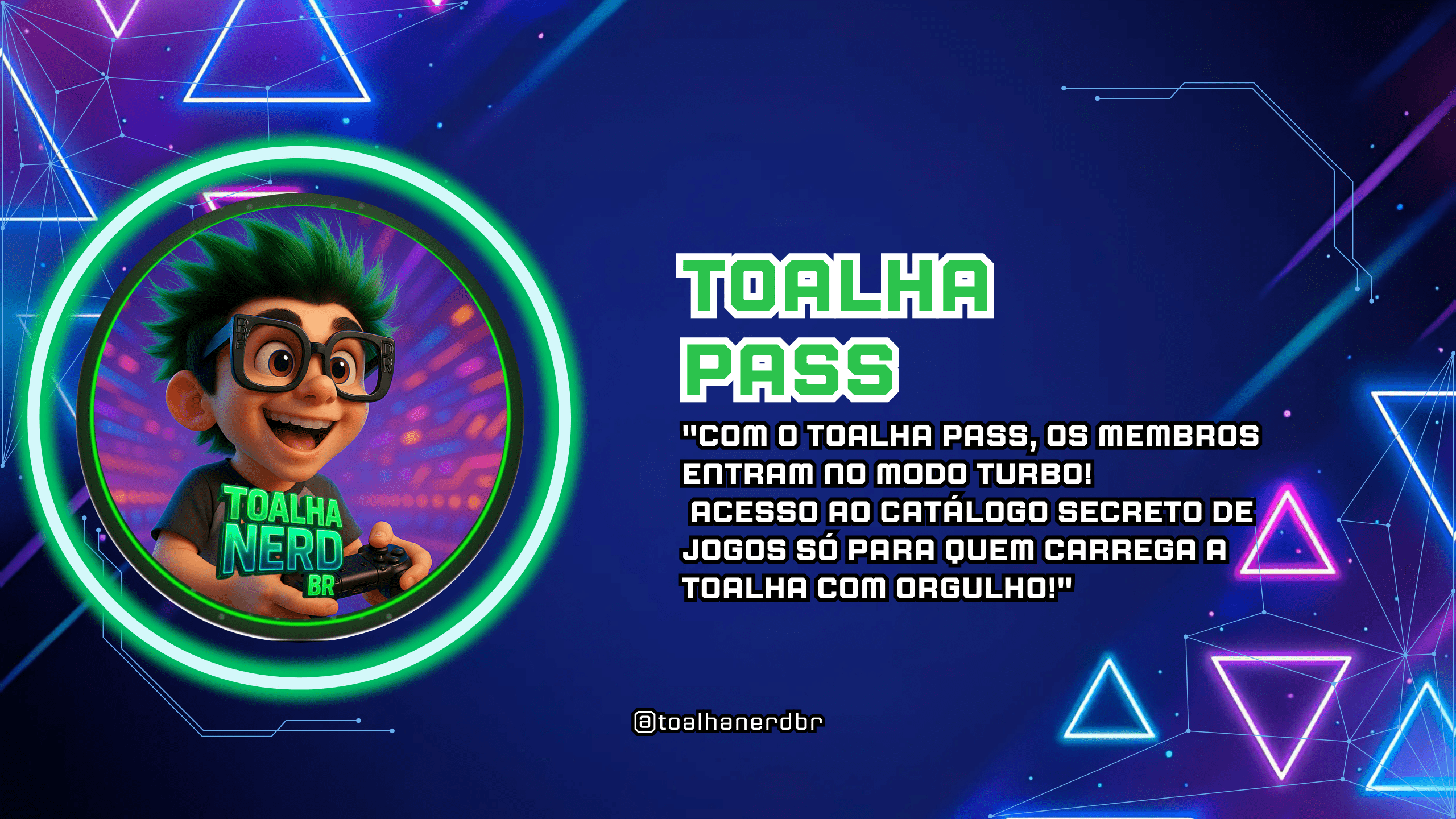 TOALHA PASS - Catalogo de jogos