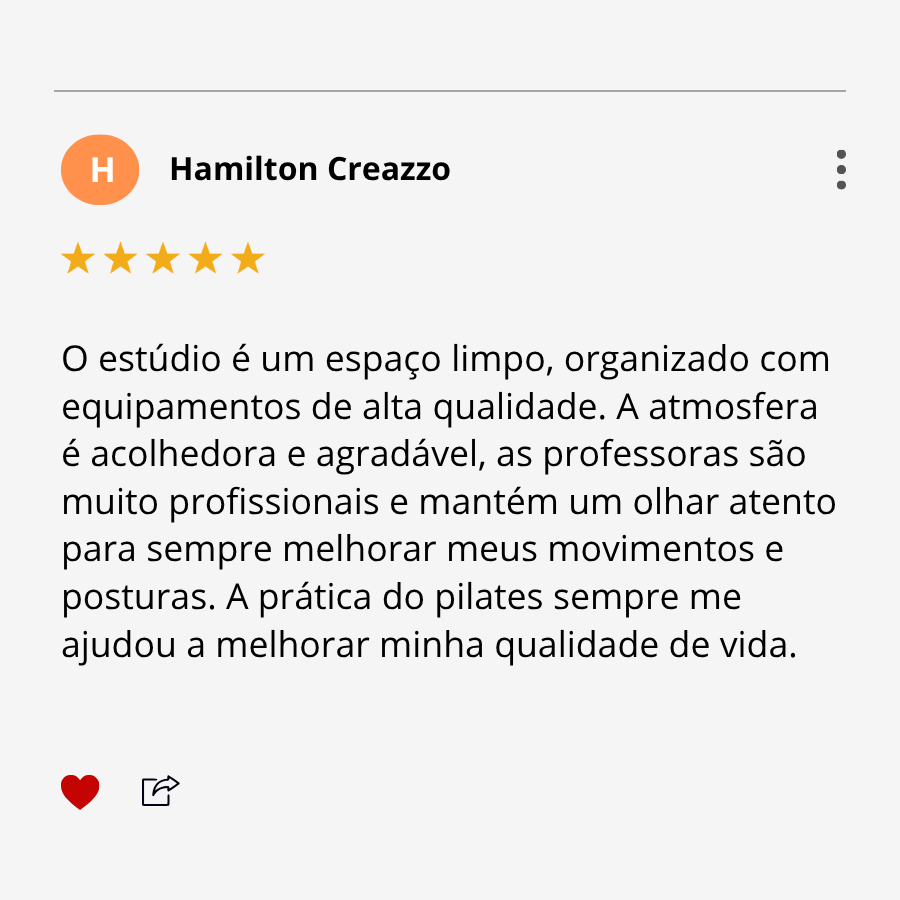 avaliação no google studio pilates em balneario camboriu,